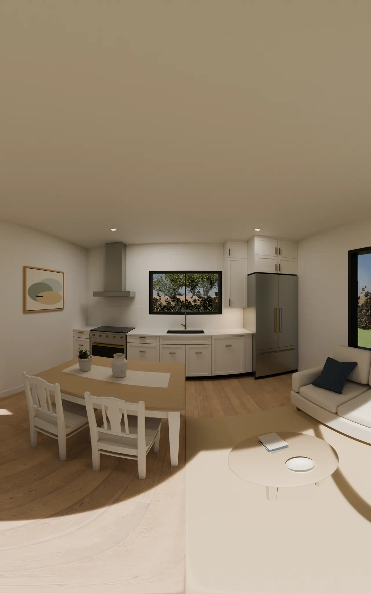 The Living & Kitchen